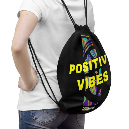 Positive Vibes Drawstring Bag